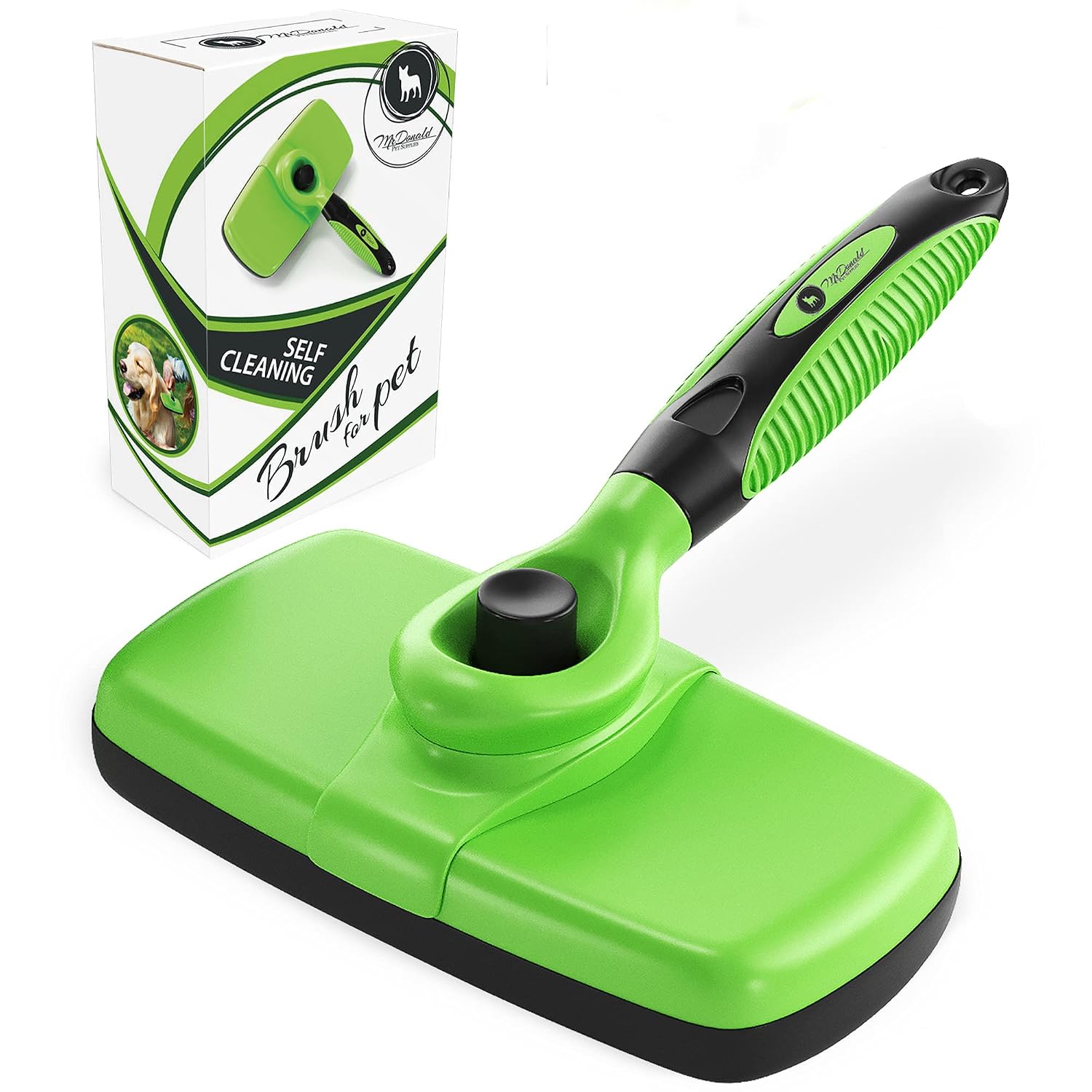 Self Cleaning Slicker Brush - Dog Brush for Grooming - Pet Grooming Brush For Dogs Deshedding - Cat And Dog Hair Remover - Cat Brush For…