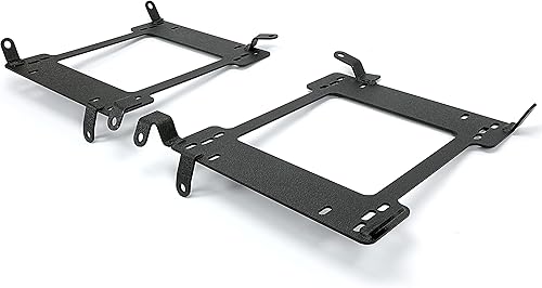 Miniatura 3 de KUAFU Soportes de base de asiento compatibles con Subaru Impreza WRXSTI Racing 1993-2007 Adaptador de montaje de acero de repuesto para SB019DR