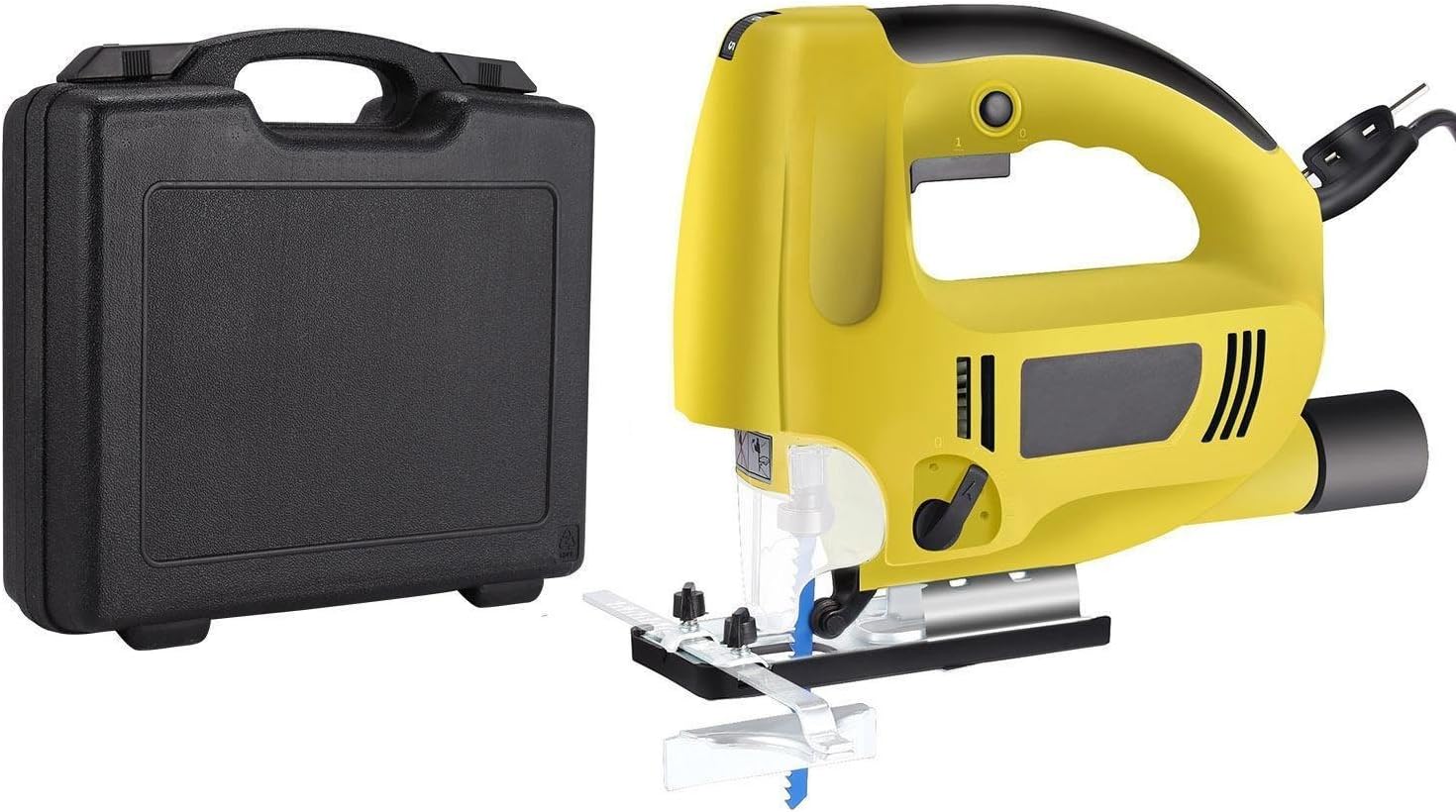 800W Laser Jig Saw with LED Light,Variable Speed Power Tools Includes