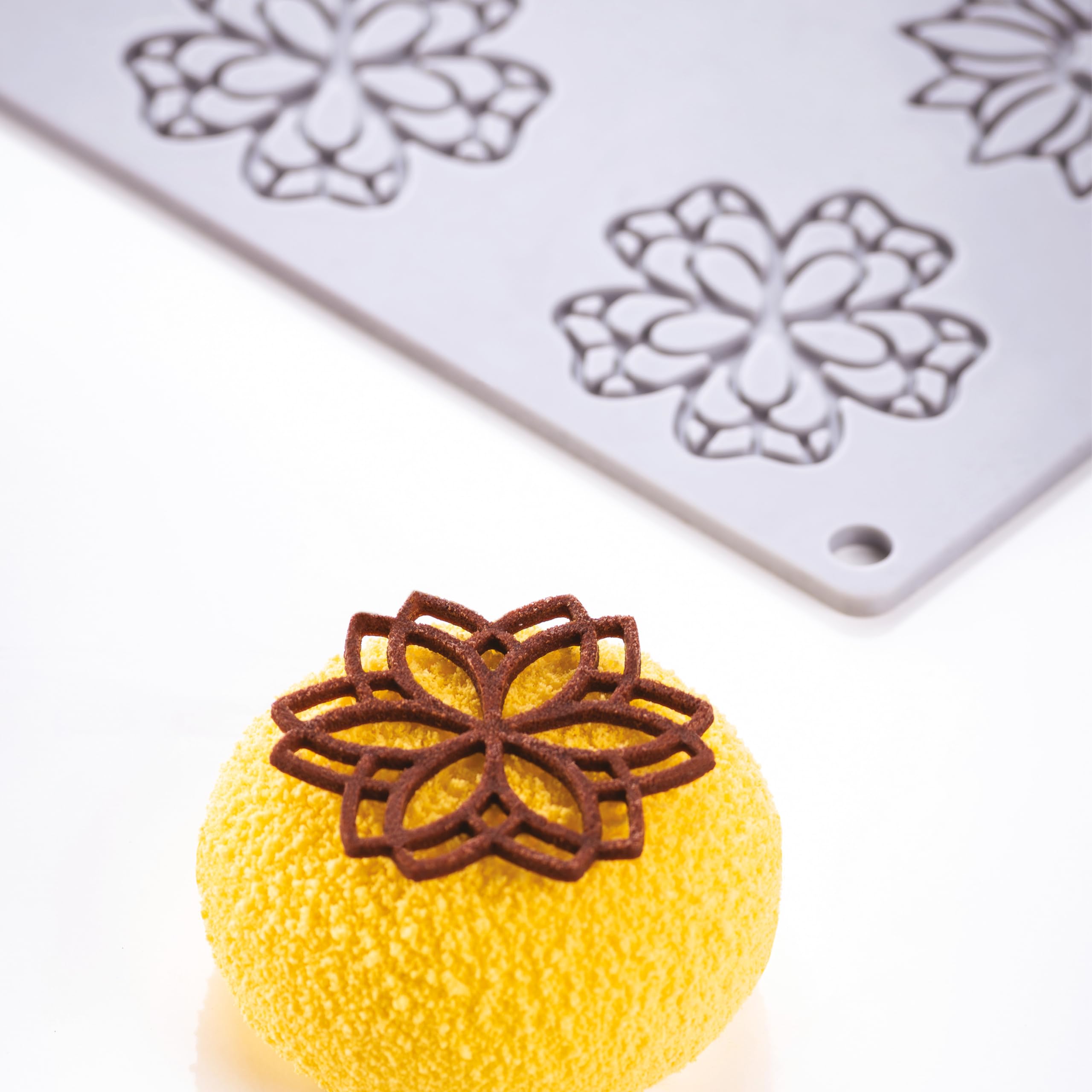 Pavoni Moule en silicone alimentaire Mandala GG063 Décorations