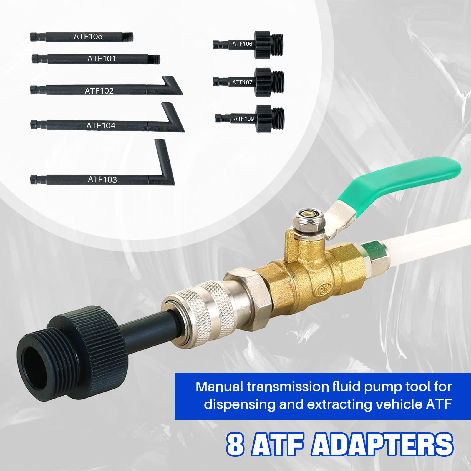DASBET Kit de pompe de transfert d'huile à transmission manuelle de 3 L | Kit de pompe de liquide de transmission, pompe de remplissage de transmission, système de remplissage de fluide avec