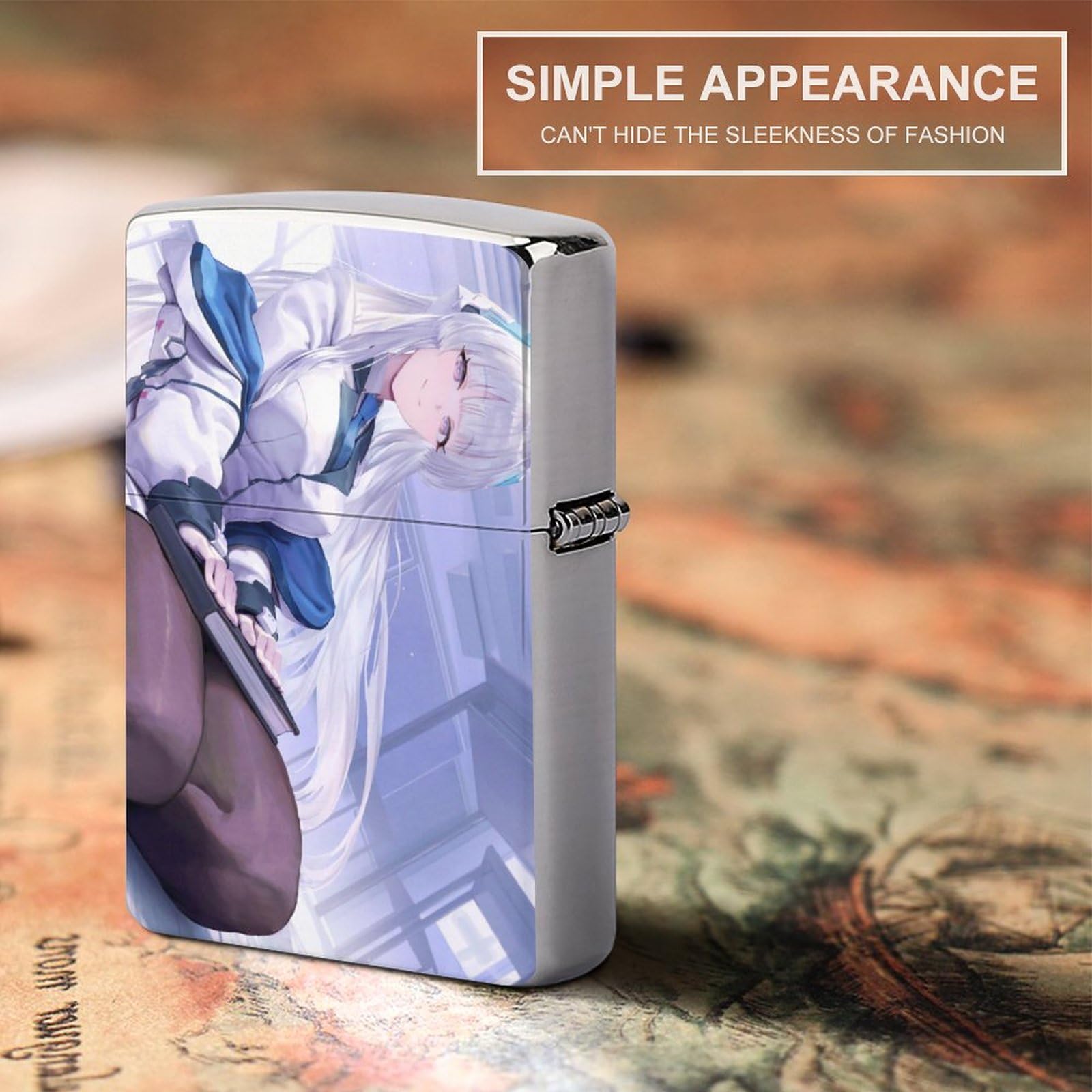 ZIPPO 青ベロアケース 8個 Zippo ジッポー レギュラー チタニューム