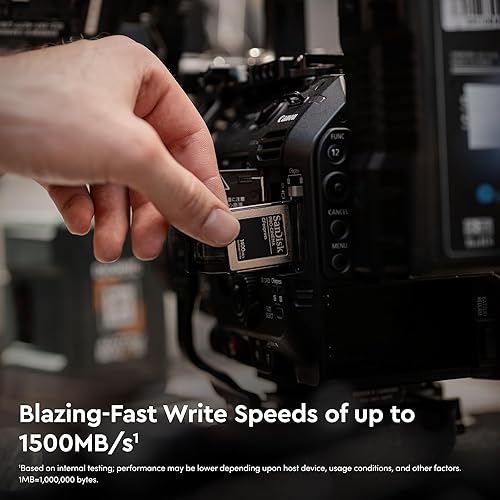 Miniatura 3 de SanDisk 320GB PRO-CINEMA CFexpress Tipo B - Hasta 1700 MBs de velocidad de lectura, captura de video 8K, tarjeta CFexpress tipo B - SDCFEC-320G-GN4NN