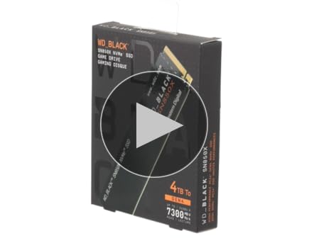 WD_BLACK 4TB SN850X NVMe Internal Gaming SSD Solid State