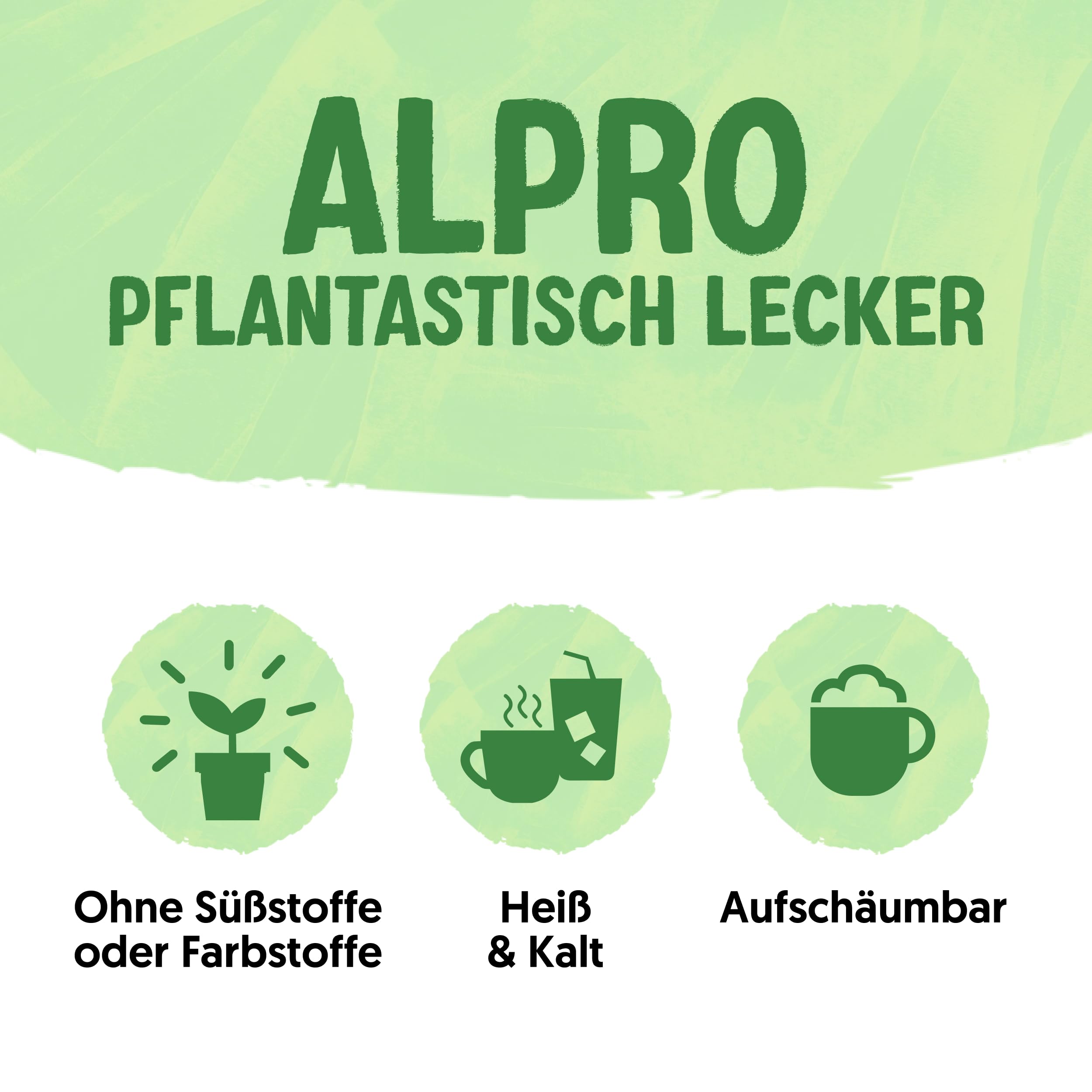 Alpro Matcha Kokos – Trinkfertig – 8 x 1 l