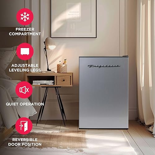 Miniatura 3 de Frigidaire EFR285-6COM, refrigerador de 2.5 pies cúbicos, puerta de acero inoxidable, serie Platinum