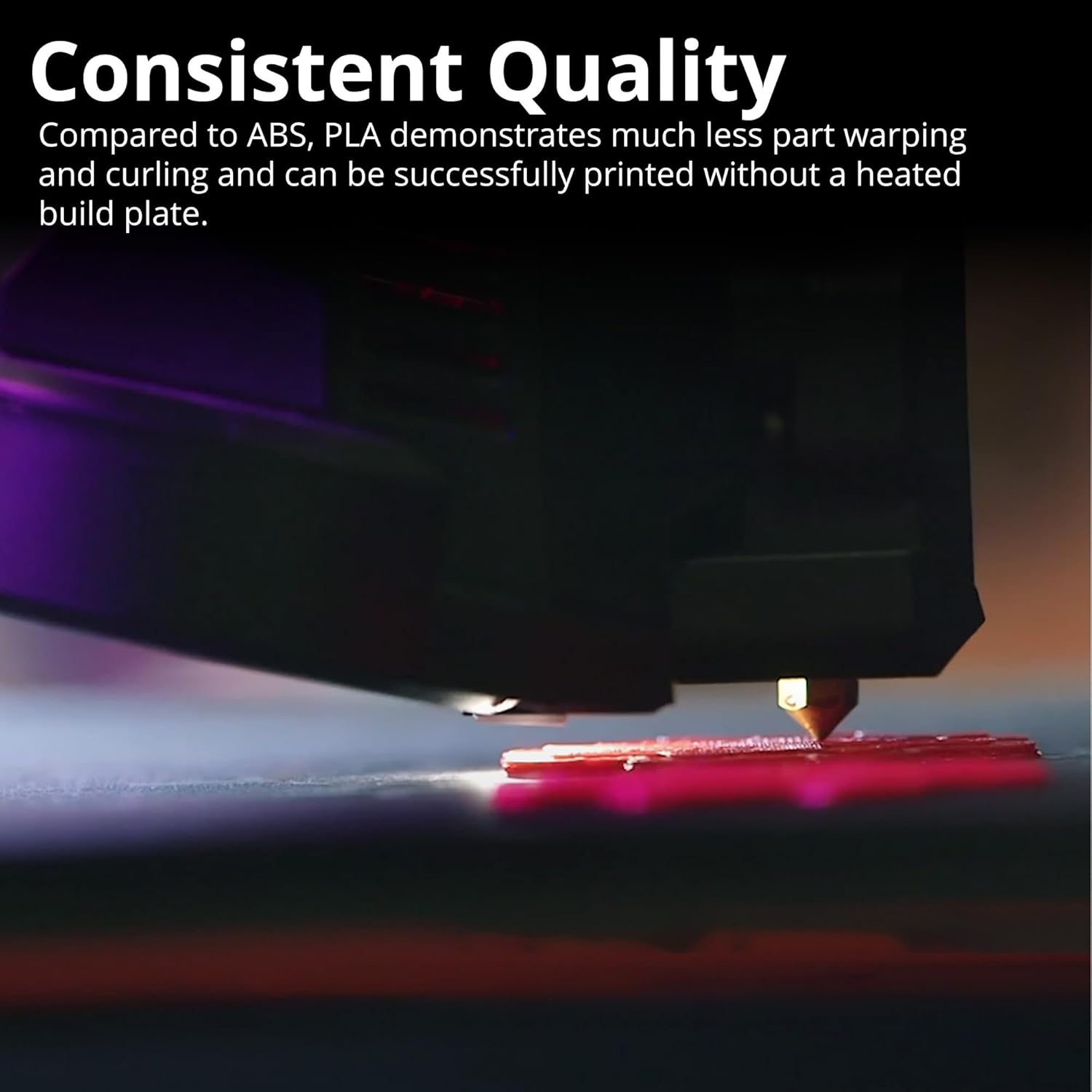 MakerBot PLA 3D Printing Filament Large Spool for Replicator+ and 5th Gen 3D Printers (True Black)