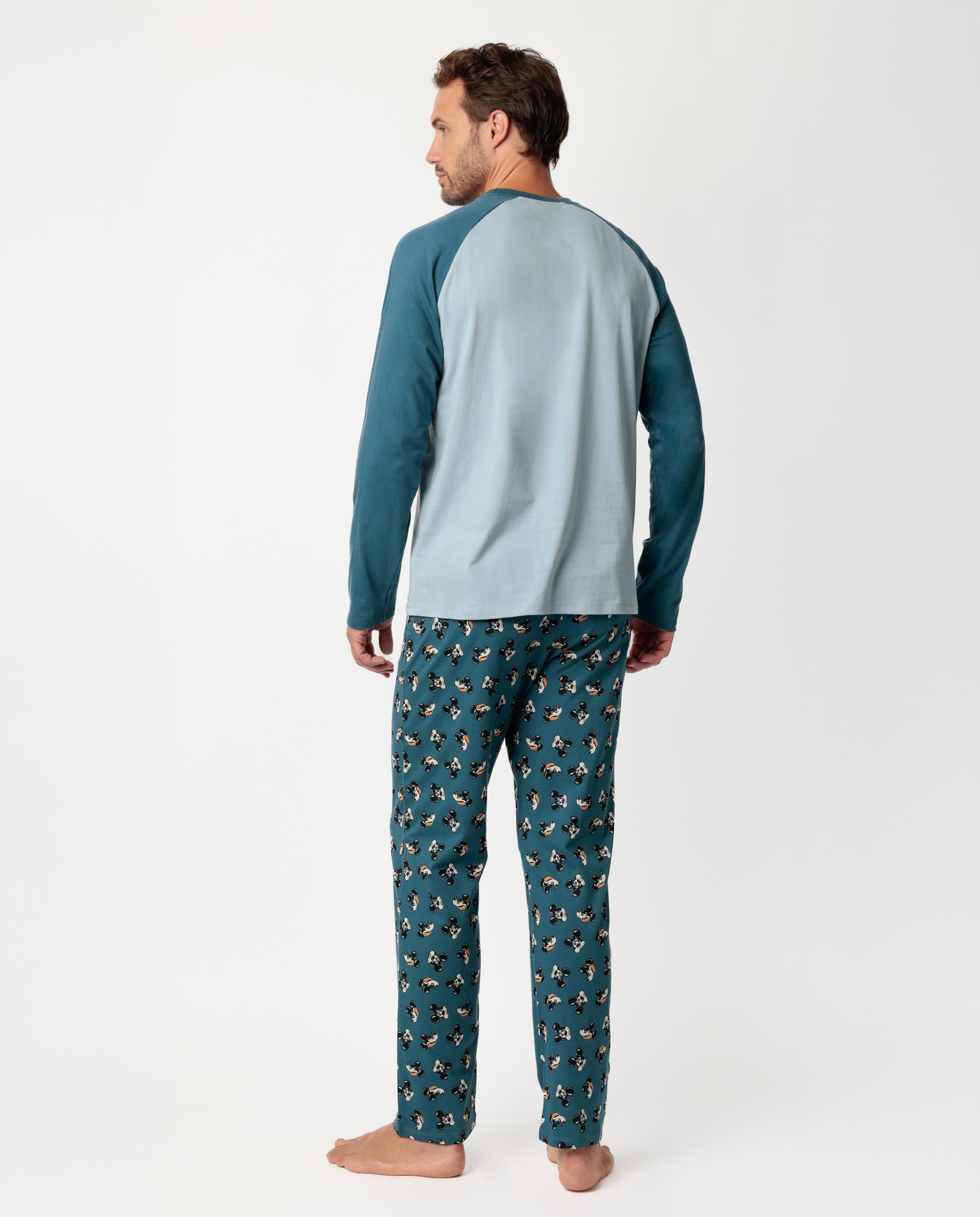 Disney Pijama Manga Larga Lost Mickey para Hombre