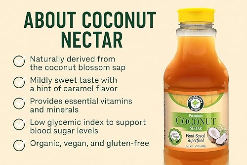 Miniatura 7 de Good Balance Health - Néctar de coco | Edulcorante líquido natural | Edulcorante de bajo índice glucémico | Todo natural y orgánico | Sustituto del