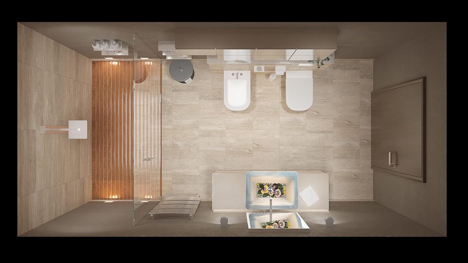 Ceramic Rectangular Violet Washbasin, Bathroom Vessel Sink Basin, Bowl Sink Lavatory, Bathroom Remodeling, Vanity Glossy Stand, Renovation