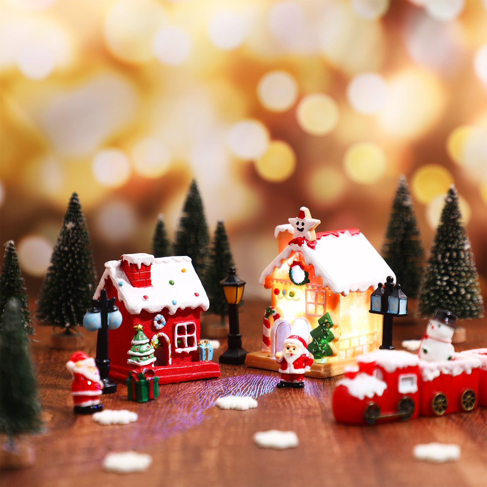 1:12 Scale Miniature Christmas Tree Ornament With Snowman – Dollhouse Decoration By Melody Jane, Perfect For Holiday Displays