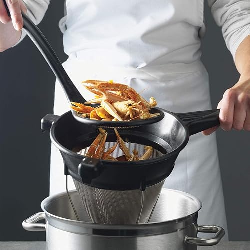 Miniatura 2 de Matfer Bourgeat - Colador de caldo profesional con mango de exoglass y tamiz de malla de acero fino