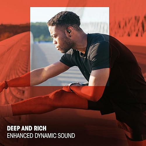 Miniatura 4 de JBL Endurance Zone - Auriculares deportivos inalámbricos con 4 micrófonos para llamadas nítidas y claras, a prueba de agua y polvo (IP68), y hasta