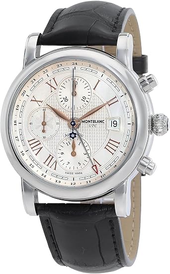 MONTBLANC OROLOGIO STAR ROMAN CHRONO AUTOMATICO CARPE DIEM SPECIAL EDITION  113880 : Amazon.it: Orologi