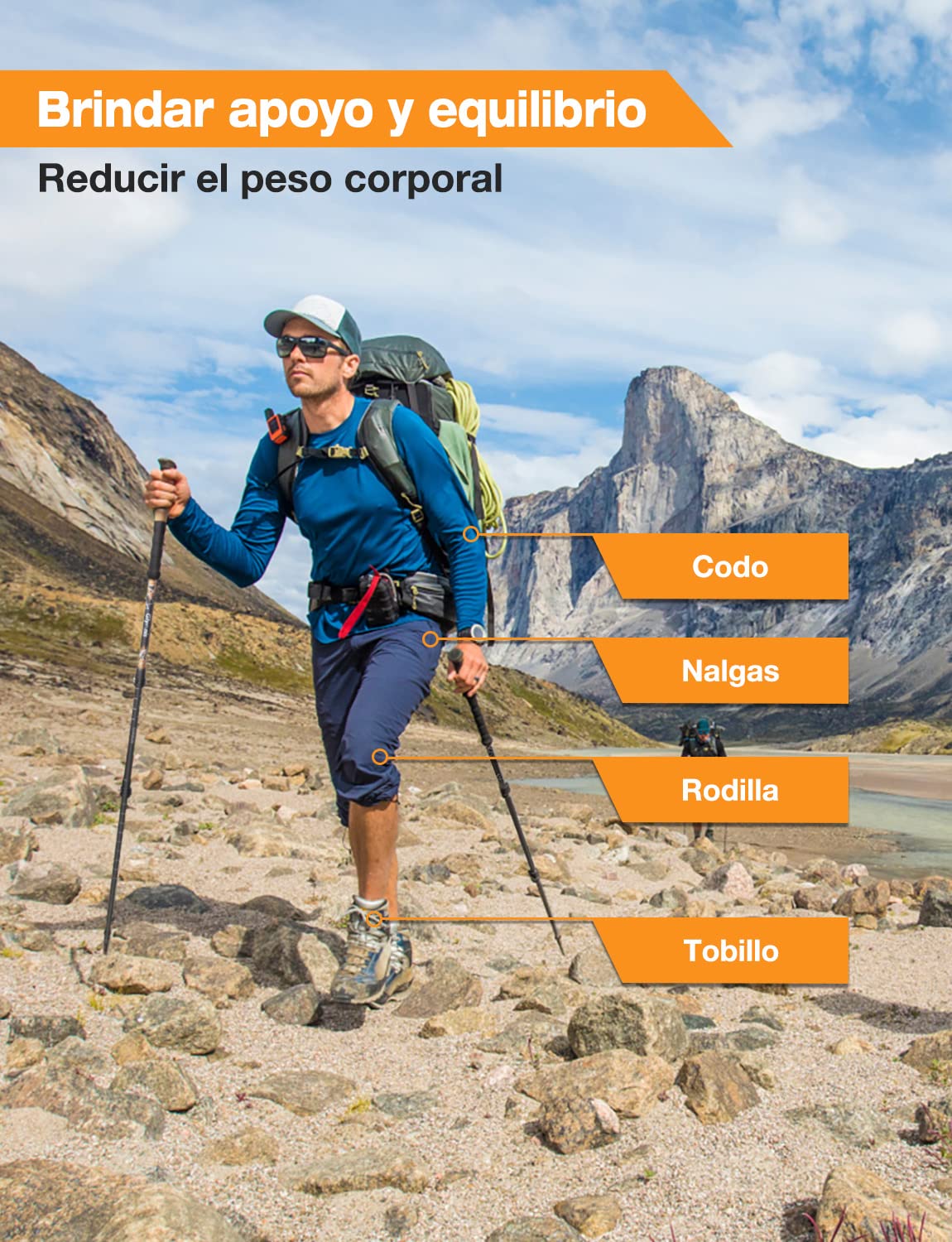 Glymnis Bastones Trekking de Fibra de Carbon Bastones Senderismo Ultra Ligero Telescopicos 2pcs Ajustable 65cm~130cm Mango de Corcho y EVA para Senderismo Alpinismo Trail Viaje Correr Acampar