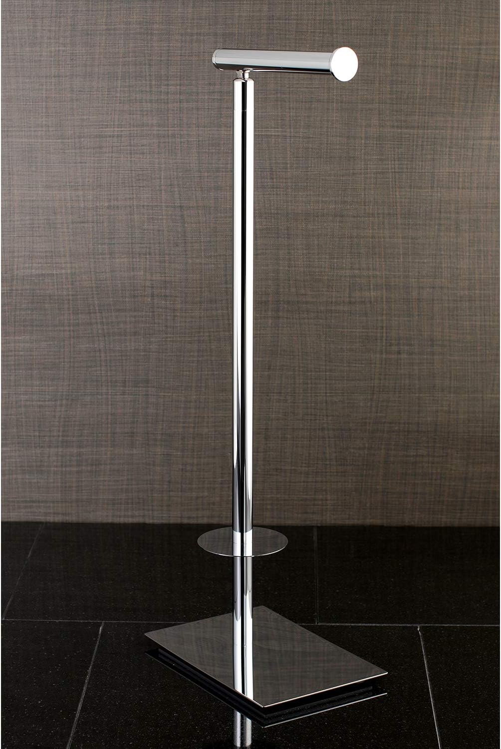Kingston Brass CC8001 Claremont Freestanding Toilet Paper Stand, Polished Chrome, 21/13/16 inch Length