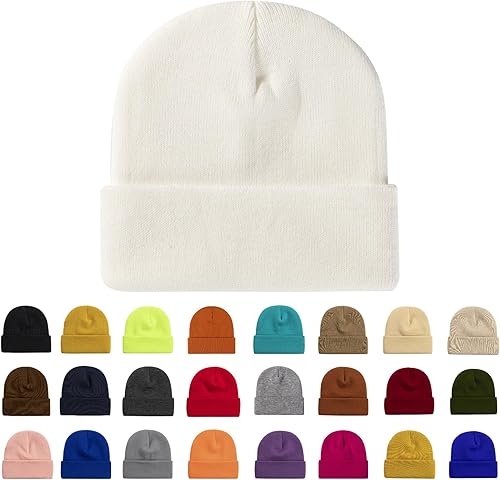Gorros de punto para hombre y mujer, gorro de punto para invierno, gorro suave