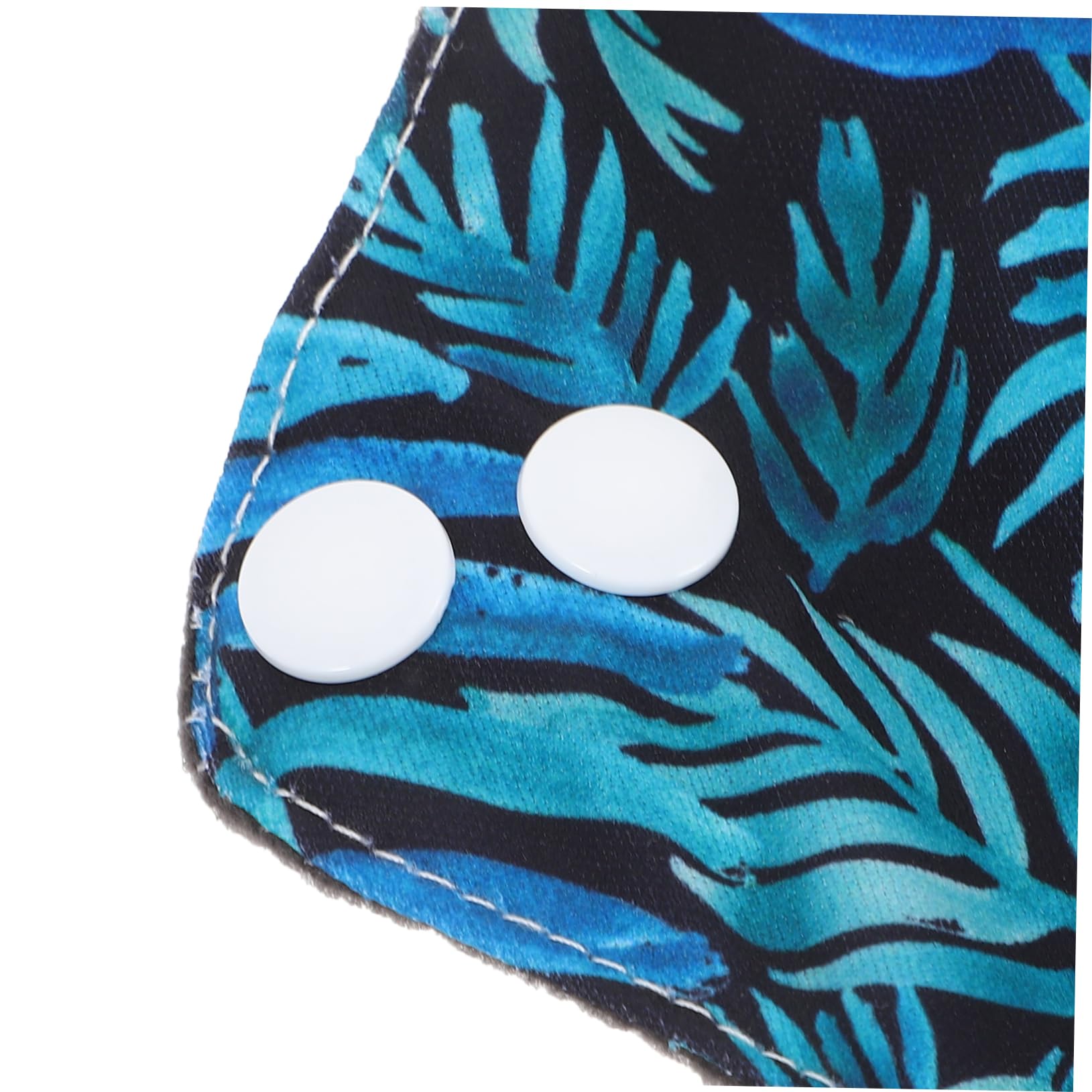 3 Stück-pack Waschbare Menstruationsbinden aus Bambuskohle für Damen | Druckknöpfe, Druckschicht, Zweilagig mit Feinster Faser, Inklusive Aufbewahrungstasche Zufällige Farbe
