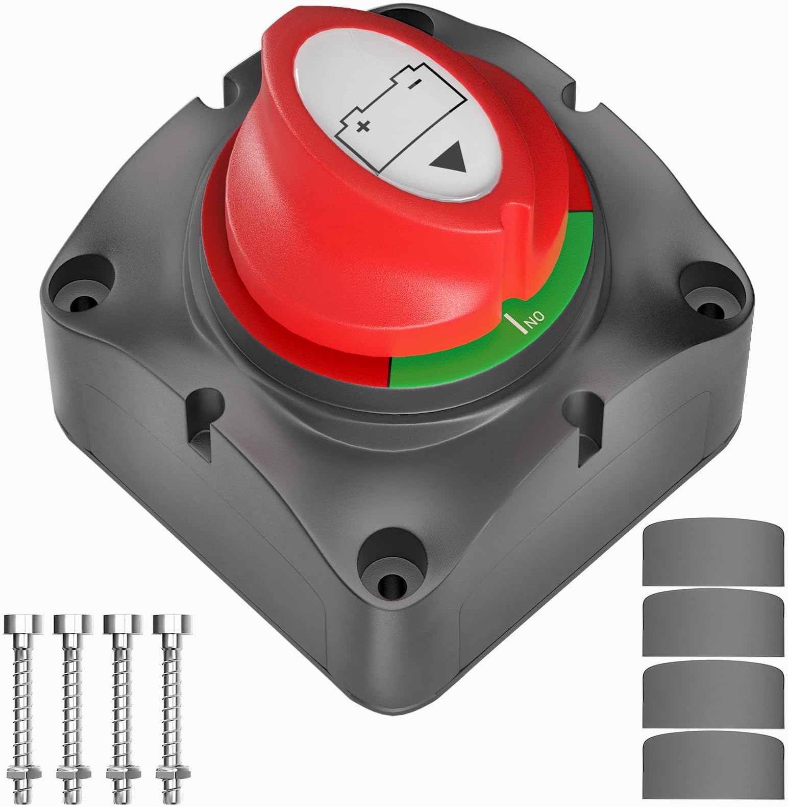 Master Switch Battery 12V/24V - Battery Cut Off Switch - Master Battery Isolator Disconnect Switch Car Battery Kill Switch Accessories For RV Yacht Boat Truck Bus Motorcycle Car