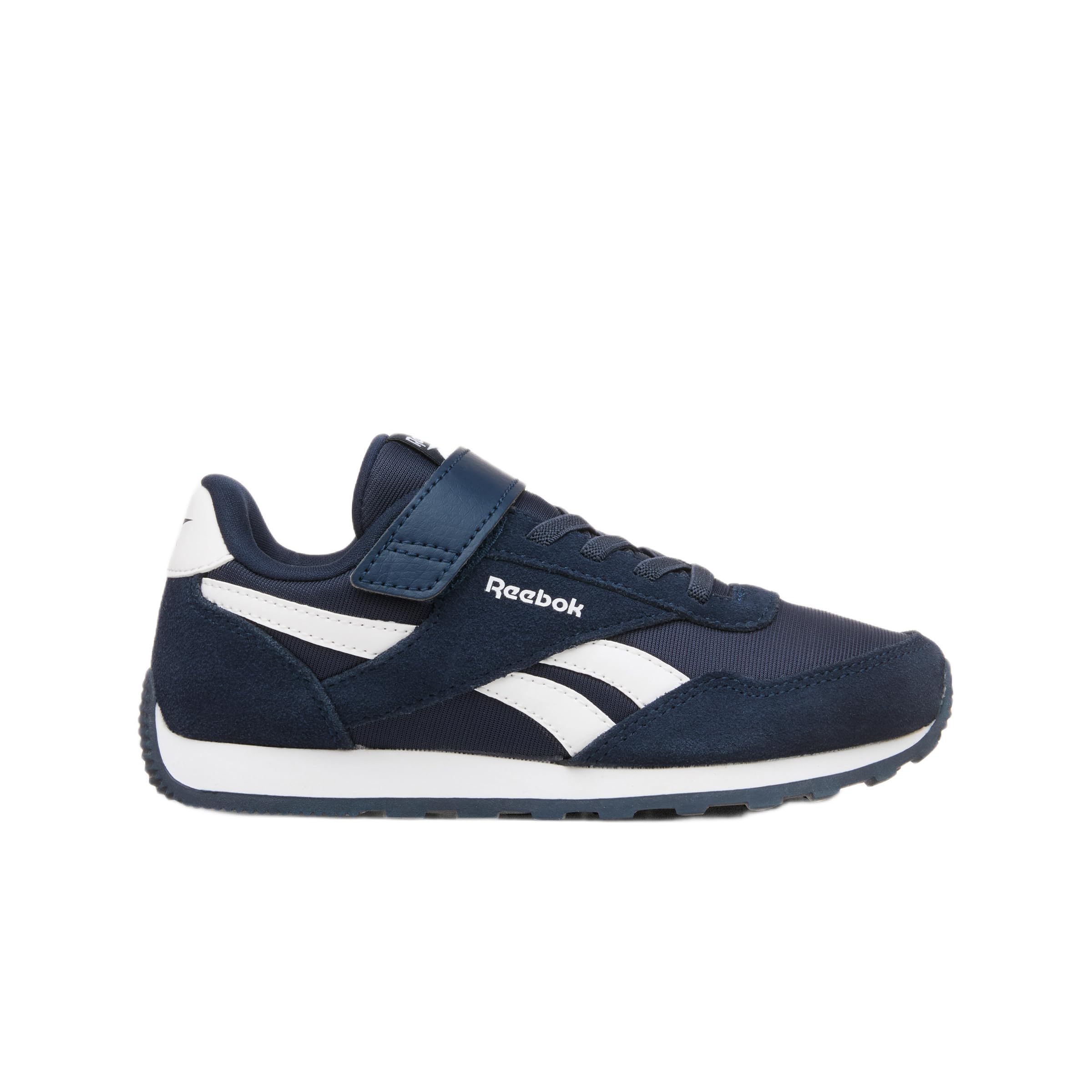 Reebok Unisex Child Glide Low Elastic & Top Strap Basketball, Vectornavy Vectornavy White, 12.5 UK Child