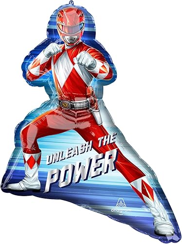 Miniatura 2 de Power Rangers - Suministros para fiesta de cumpleaños desata las decoraciones de ramo de globos de poder con acero ninja y Jumbos de Megaforce