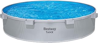 Bestway TANX 10' x 24" Round Above Ground Stock Tank Pool, All-in-One Set