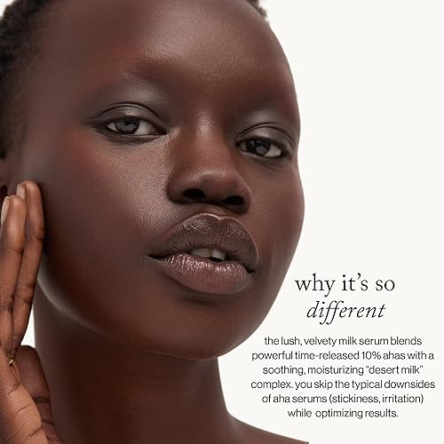 Miniatura 6 de goop Beauty Sleep Milk Serum  Exfoliante facial intenso para suavizar la textura irregular, arrugas y poros  Ácido glicólico y suero hialurónico