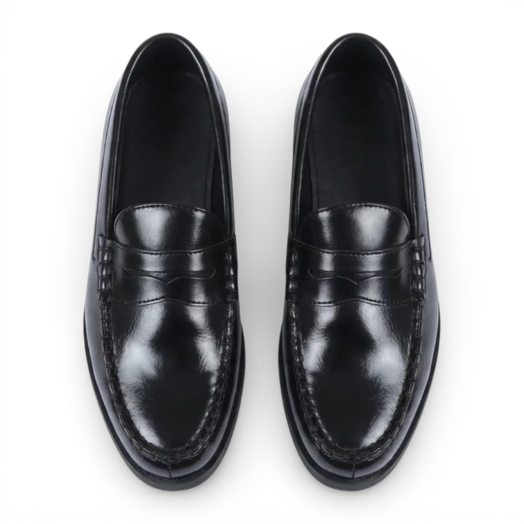 Zapatos Casuales Tipo Mocasín Formales de Vestir de Piel Sintética PU para Hombre de Dolcetto