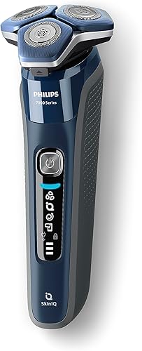 Vista 18 de Philips Norelco Shaver 7800, afeitadora eléctrica recargable en seco y húmedo con tecnología SenseIQ, cápsula de limpieza rápida, soporte de carga