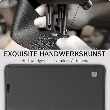 Migexxkj Mobile Phone Case for iPhone 14 Pro Max Case [with Protective Film] [Premium PU Leather] Flip Case Stand Card Slot Magnetic Flip Case Cover Case Protective Case for iPhone 14 Pro Max 6.7 Inch (Black)