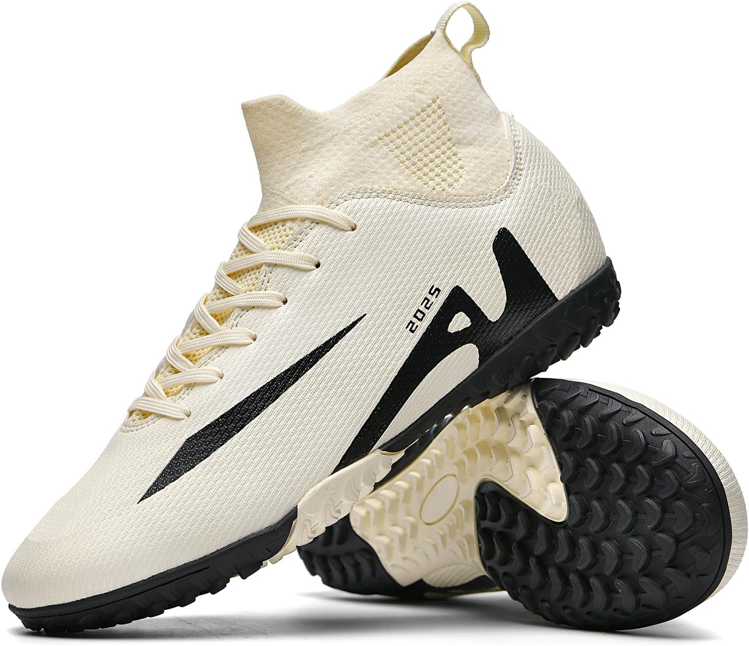 Soccer Cleats for Mens Womens Indoor Soccer Shoes Unisex Baseball Turf Shoes Youth Rugby Shoes Adult AG FG TF Football Boots Wide Training Sneaker