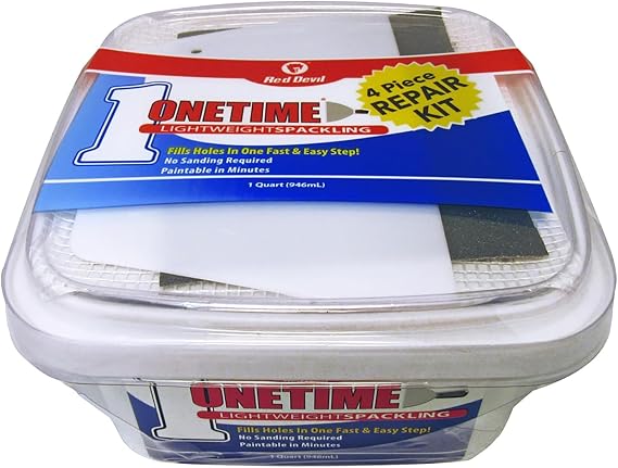 Red Devil 0544KT Onetime Wall Repair Kit, 1 Quart
