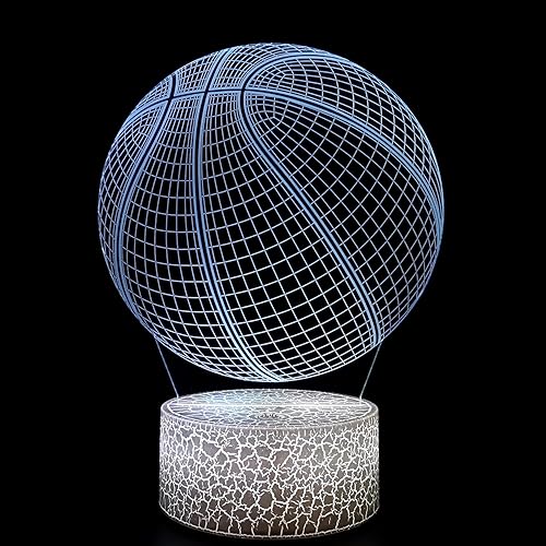 Miniatura 16 de Luces nocturnas de ilusión óptica 3D, lámpara de escritorio LED creativa, control remoto y control táctil, 7 o 16 colores cambian con alimentación