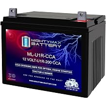Mighty Max Battery ML-U1R-CCA 12V, 200 CCA, Replacement Battery Compatible with Poulan Pro PP22H50 All