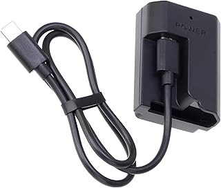 Foto4easy USB C Power Cable to NP-FZ100 Dummy Battery Adapter for A9 A7III A7R3 A7M3 A7S3 A7R4 A7R5 A7M4 A6600 A6700 A7C A7CII FX3 ZV-E1 Camera (Length: 19.6 inch)