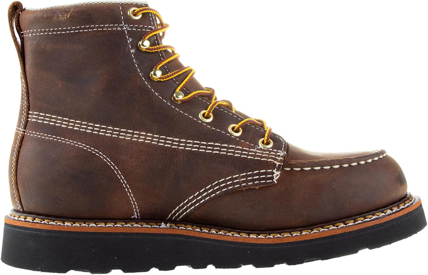 Thorogood Men's American Heritage 6" Moc Toe Wedge Work Boot - Image 3