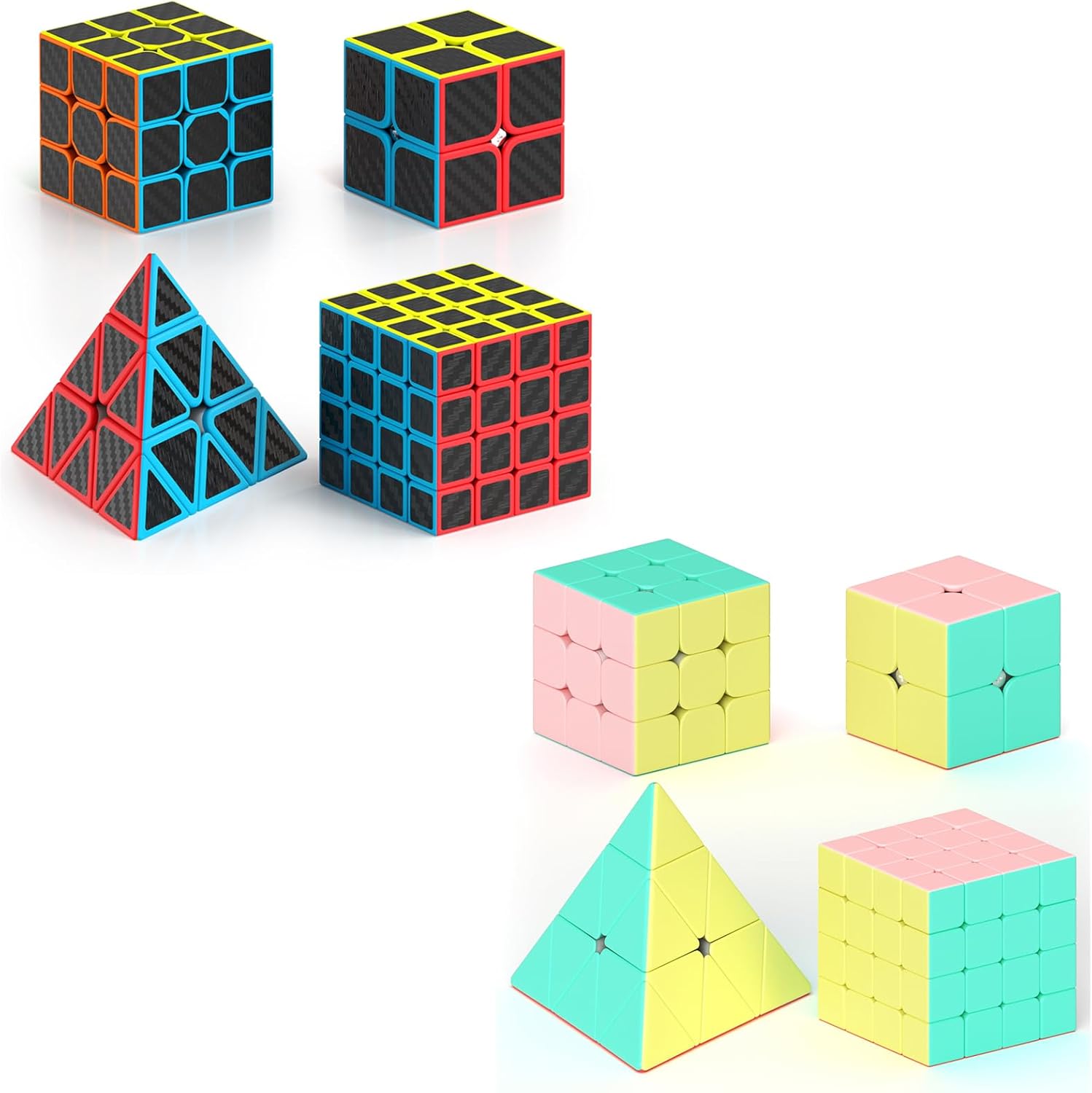 Vdealen 2x2x2 3x3x3 4x4x4 Pyramid Speed Cube Set