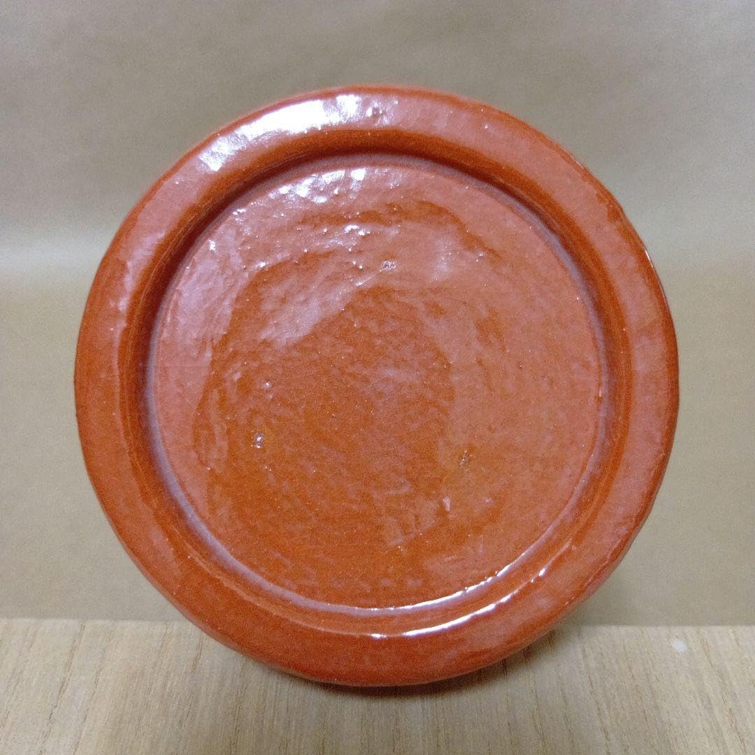 茶道具　赤鼓胴花入 茶道具 赤鼓胴花入 茶道具 赤鼓胴花入 花入 -茶道具-【古