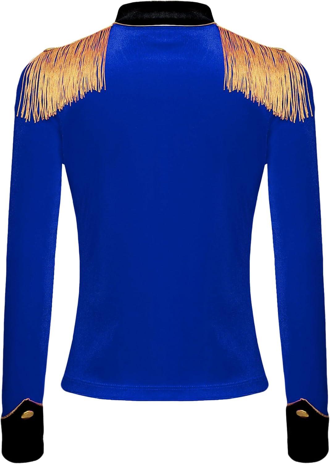 Boys Girls Marching Band Majorette Costume Tassels Velvet Circus Ringmaster Jacket Drum Major Uniform