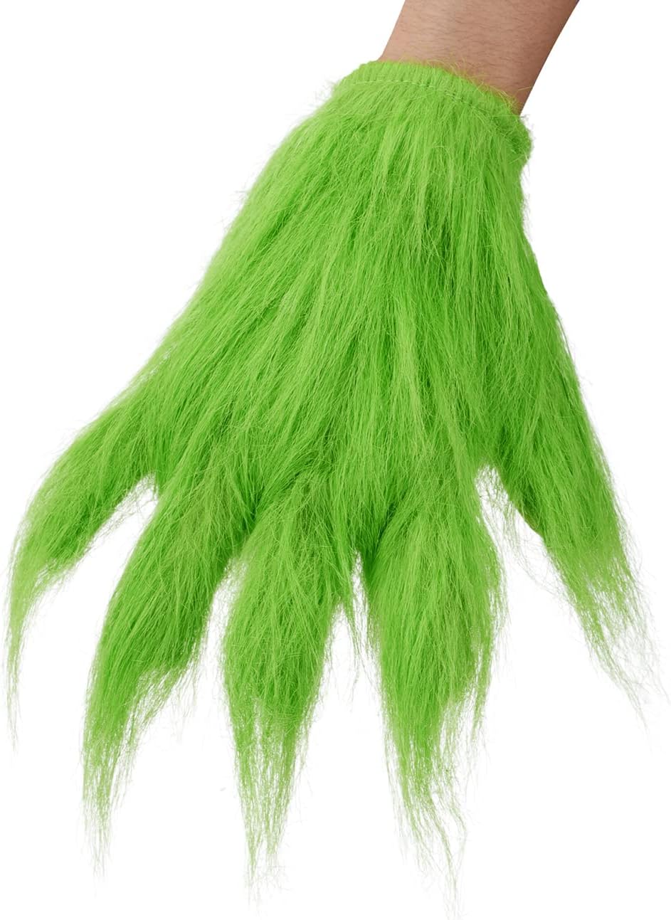 The Christmas Cosplay Mask, Christmas Costume Latex Mask Adult,Green Cosplay Costume Mask