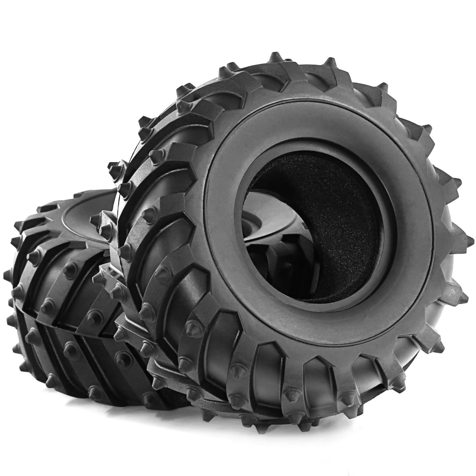 Per Axial Per SCX10 90046 AXI03007 D90 Per Traxxas Per TRX4 Per Redcat Gen8 1/10 RC Parti Automobili 2.2in Crawler Neve Pneumatici In Gomma 128 Millimetri Ricambi Modellini RC