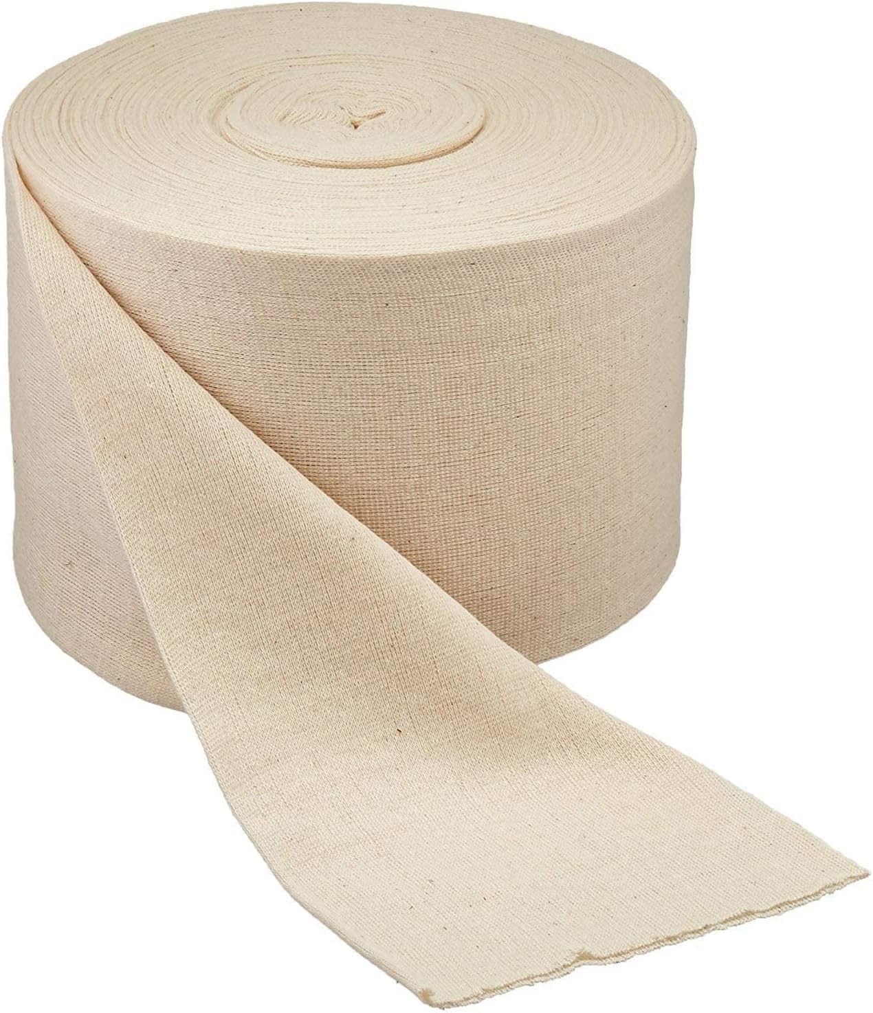 Cotton Stockinette Sleeve Roll, Naturally Stretchable Raw Cotton – Comfort wear, Sweat Absorbent – Prevents Residue Build up - Suitable for Under - Over Cast Bandage Wear (3 Inches)