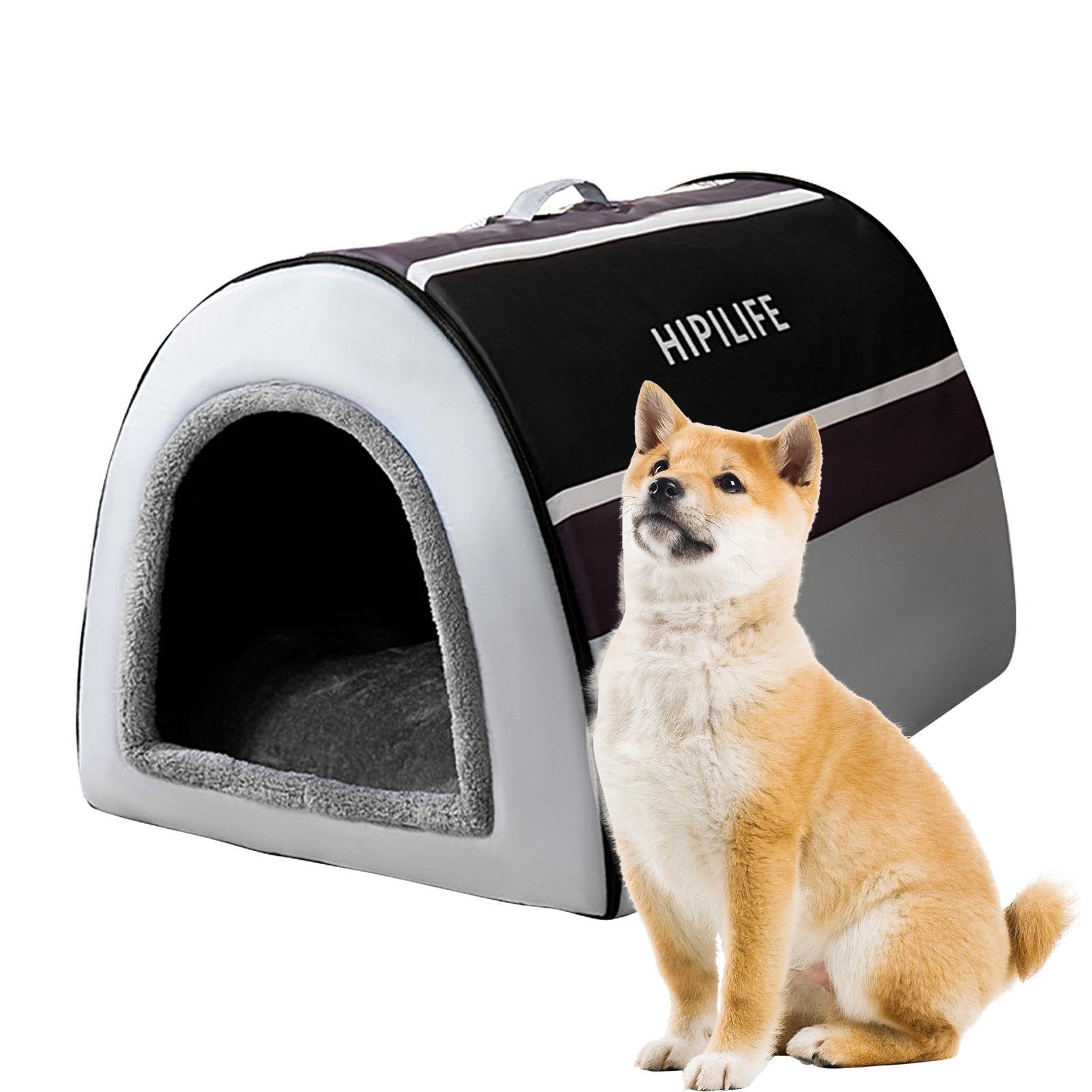 Cama Cueva Para Perros Para Mascotas, Casa Para Perros En Interiores, Perrera Interior Para Perros, Casa Para Perros Desmontable Antideslizante Para Perros Grandes, Suministros De Invierno Para Mascot