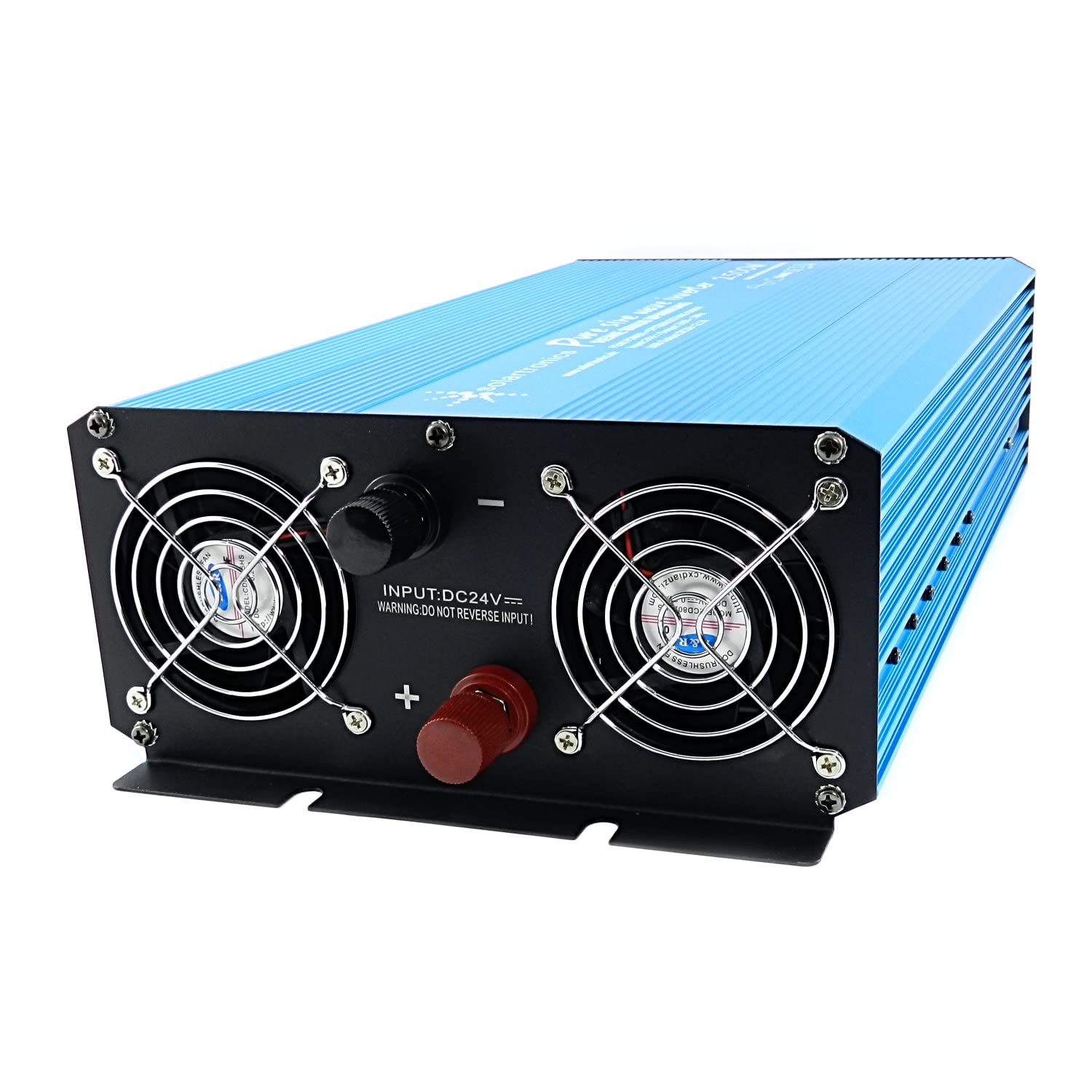 SOLARTRONICS TS2500 Spannungswandler 24V 230V Reiner Sinus 2500W/5000W Wechselrichter 24V auf 230V Stromwandler mit USB-A Anschluss und AC Steckdose