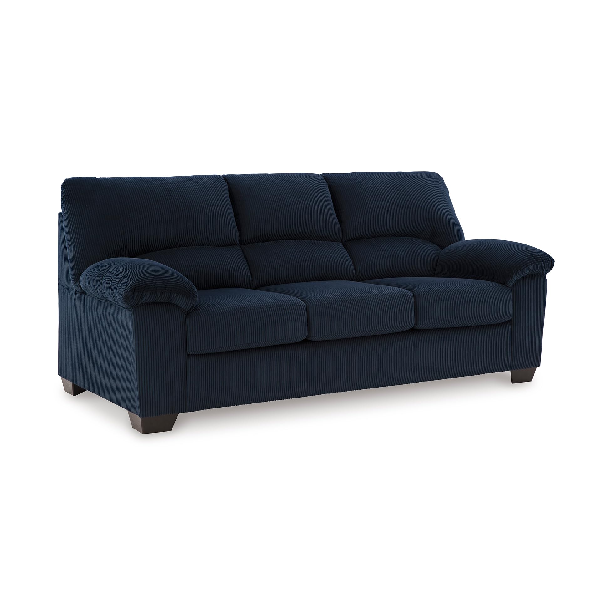 Signature Design by Ashley SimpleJoy Contemporary Sofa for Living Room Blue