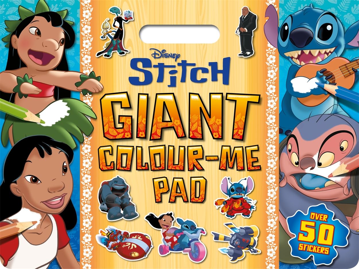Disney Lilo and Stitch Giant Colour Me Pad - Large