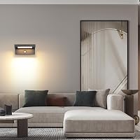 KUKAK LED Fali Lámpa Mozgásérzékelővel, 22W, IP65 Vízálló, Meleg Fehér, 350° Forgatható 8