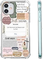 Vista 85 de Cubierta de Teléfono con Versículos de la Biblia y Citas Cristianas de Jesús en Collage, Funda Protectora Suave de TPU de Moda para iPhone 16 Pro, #1