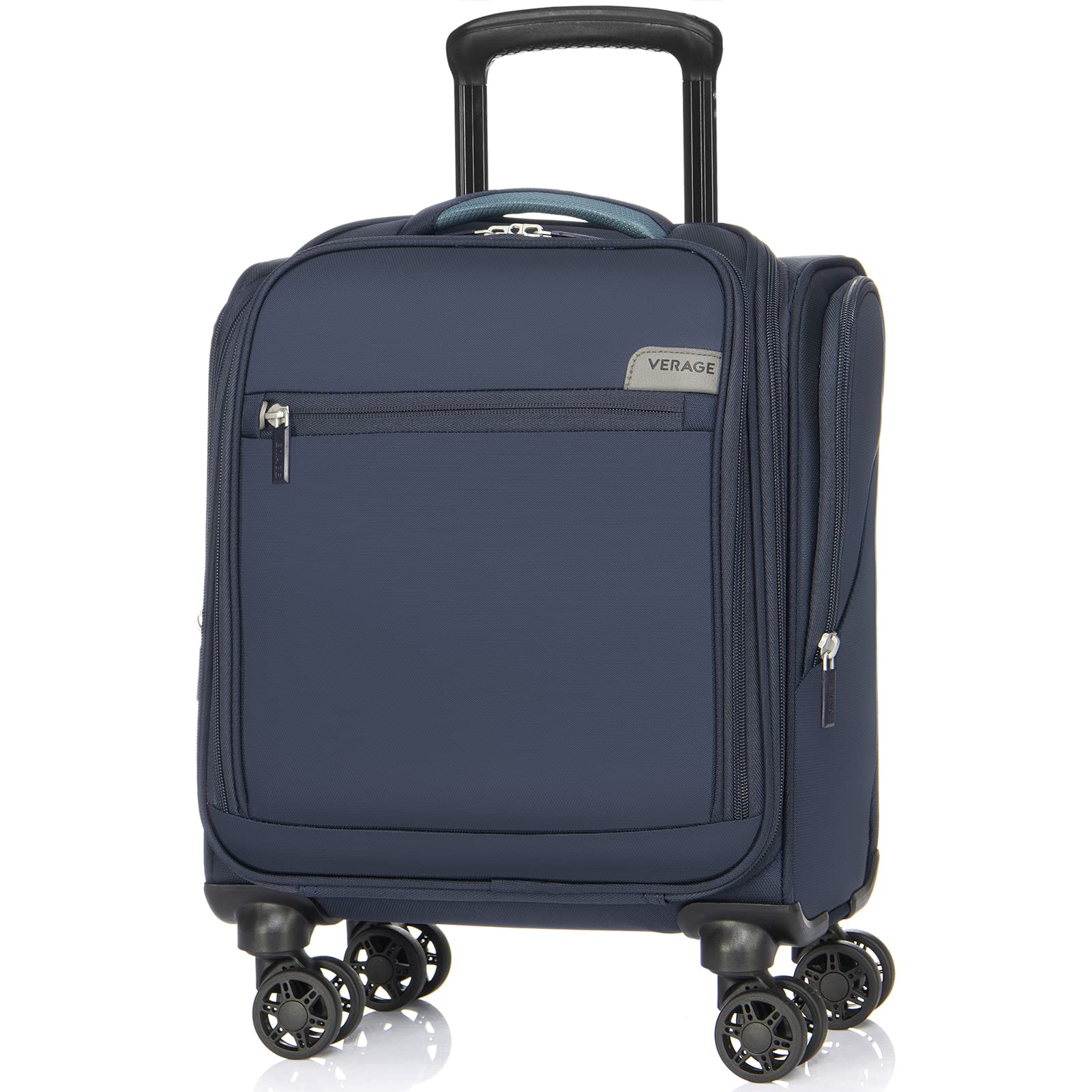 VERAGE Carry On Underseat Luggage with Wheels & USB Port, Wheeled