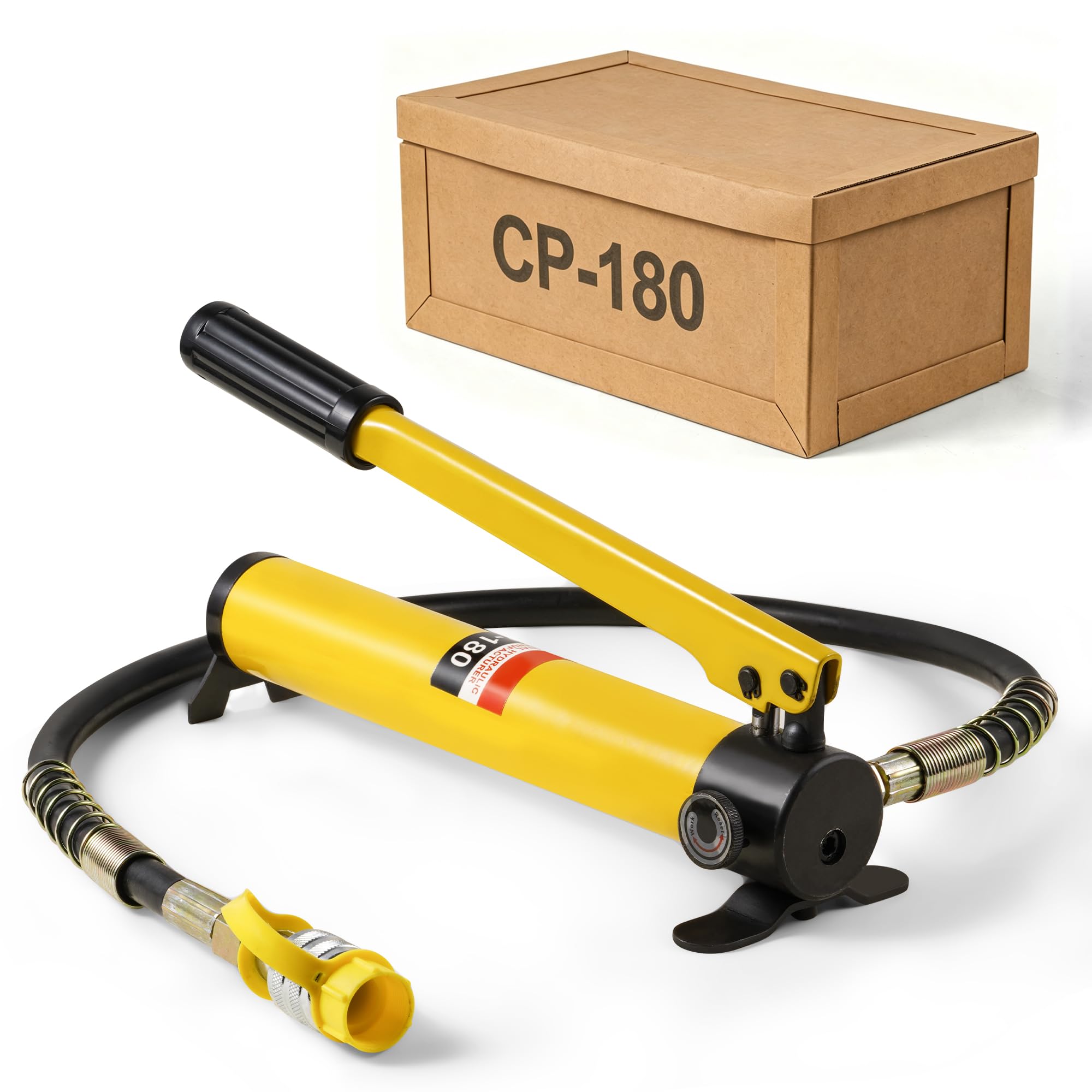 Hydraulic Hand Pump, Manual Pump with ZG3/8'' Quick-Connect Coupling